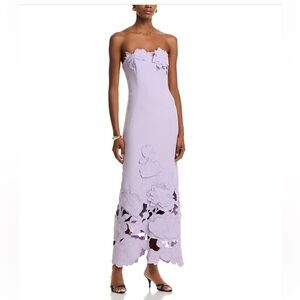 Leo Lin | Dresses | Leo Lin Rayna Floralappliqud Crepe Dress | Poshmark